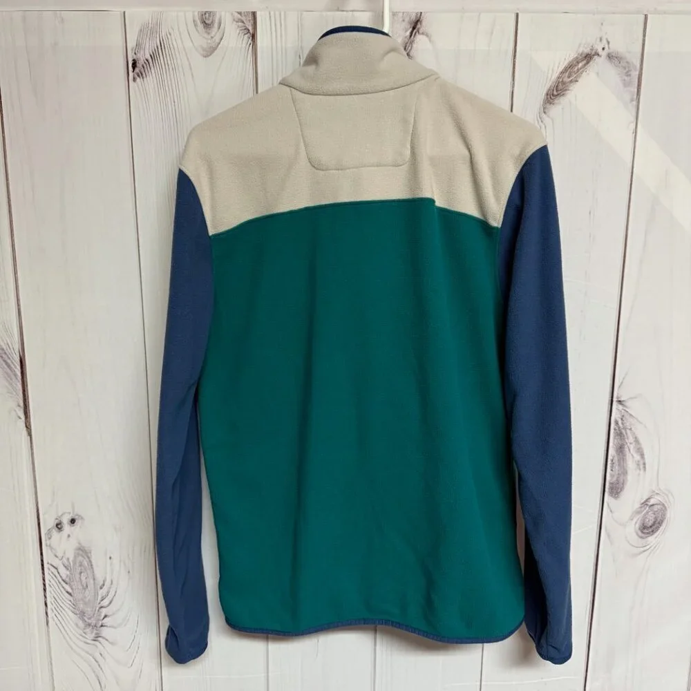 The North Face Glacier Alpine Fleece‎ Jacket Men’s Medium Green/Blue EUC